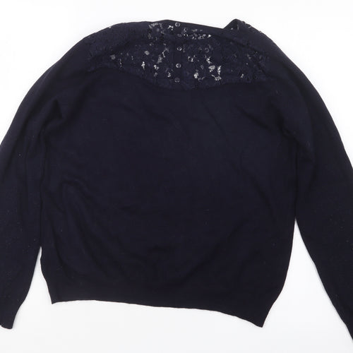 La Redoute Womens Blue  Knit Pullover Jumper Size 18