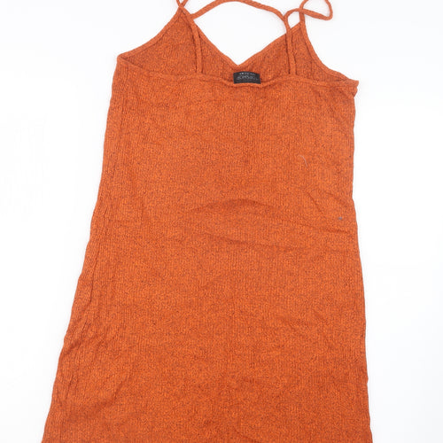 Topshop Womens Orange   Mini  Size 14