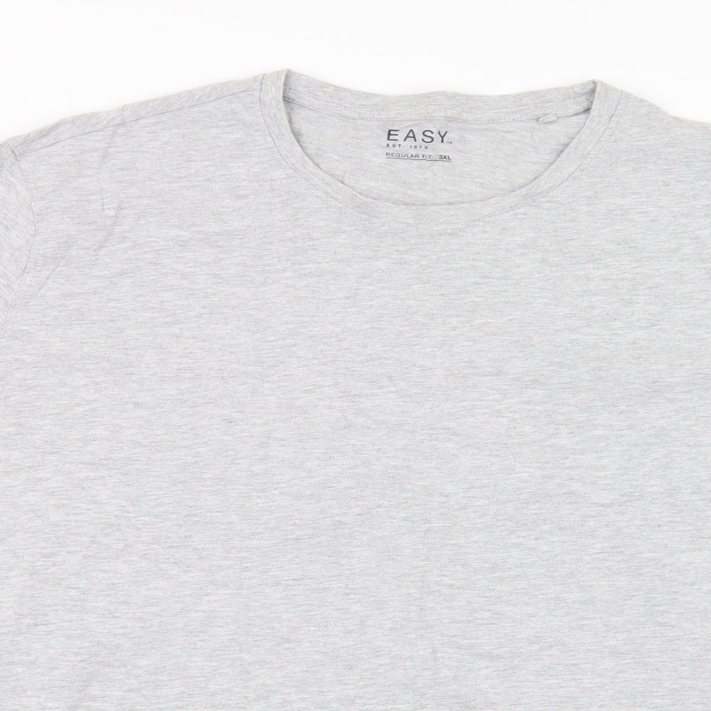 Easy Mens Grey    T-Shirt Size 3XL