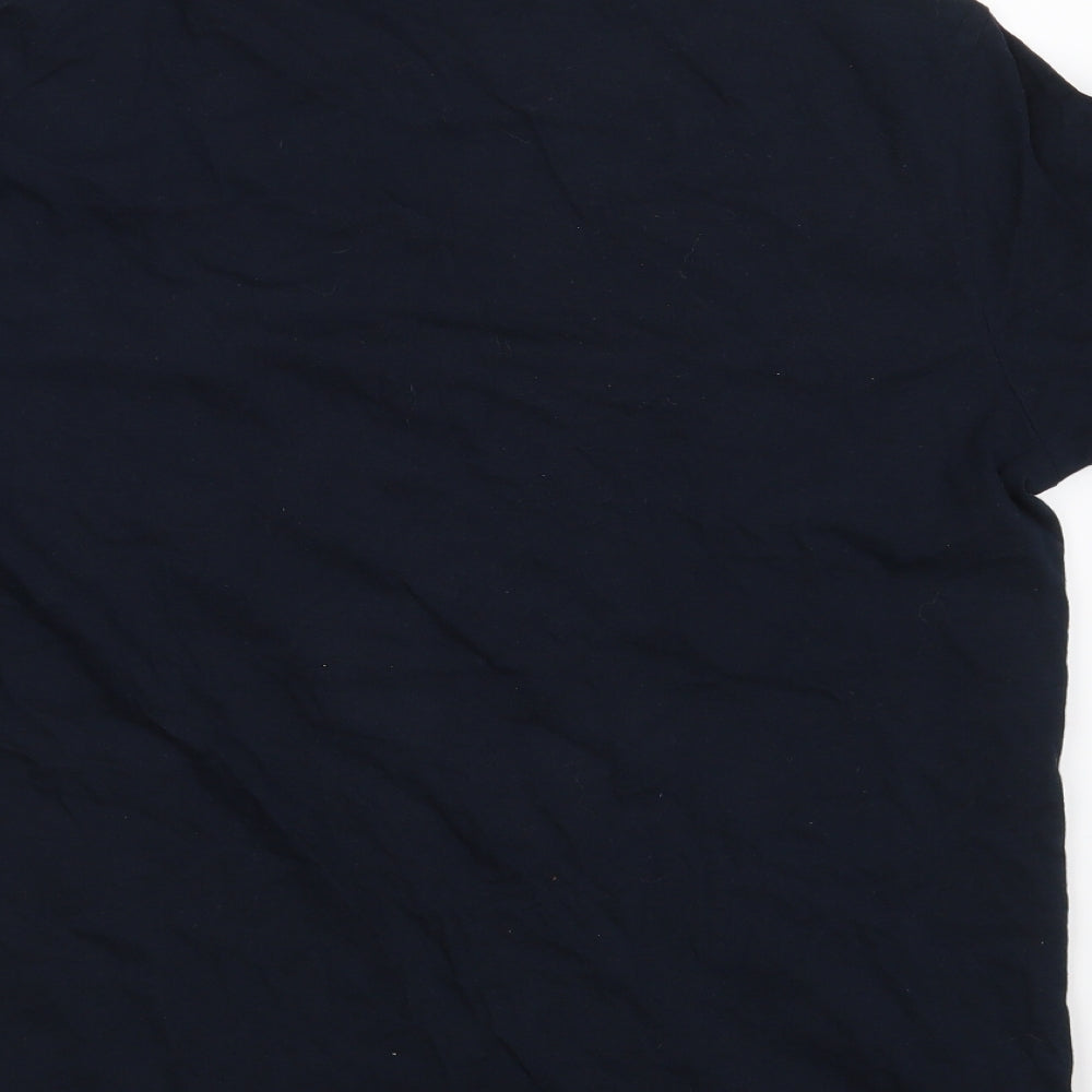 Burton Mens Black Striped   T-Shirt Size M