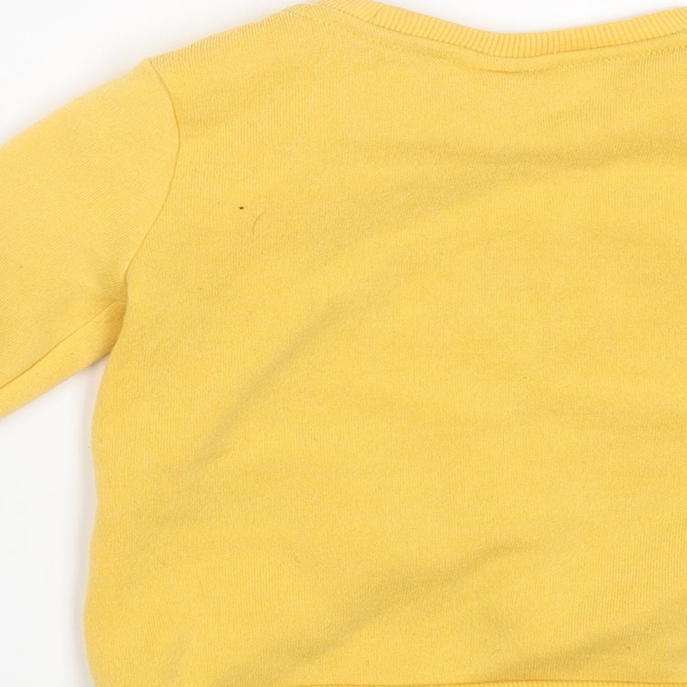 So cute Baby Yellow   Pullover Jumper Size 18-24 Months