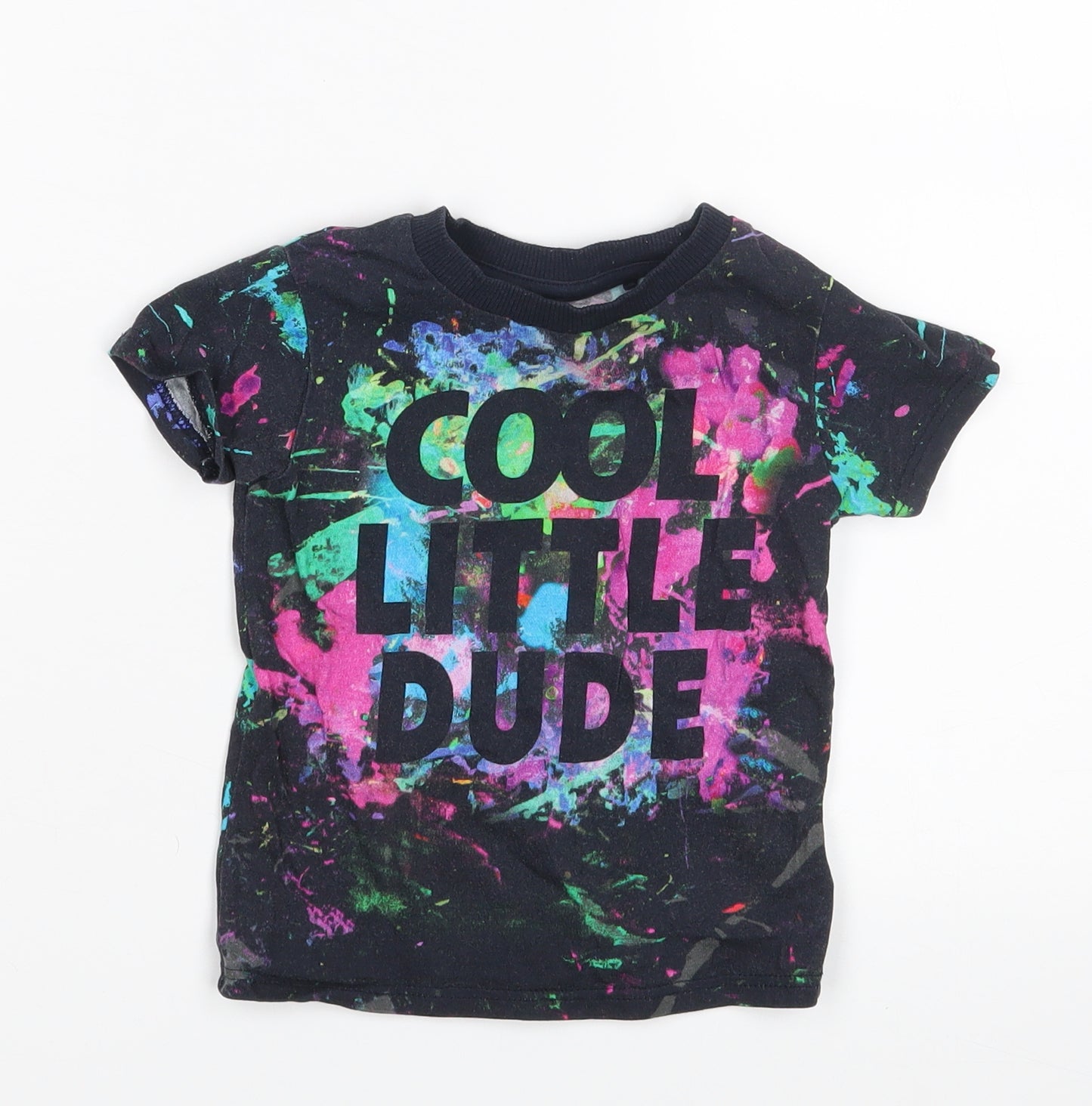 NEXT Boys Multicoloured Colourblock  Basic T-Shirt Size 12-18 Months