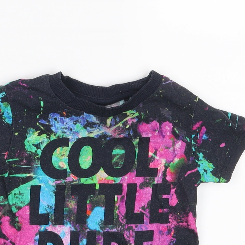 NEXT Boys Multicoloured Colourblock  Basic T-Shirt Size 12-18 Months