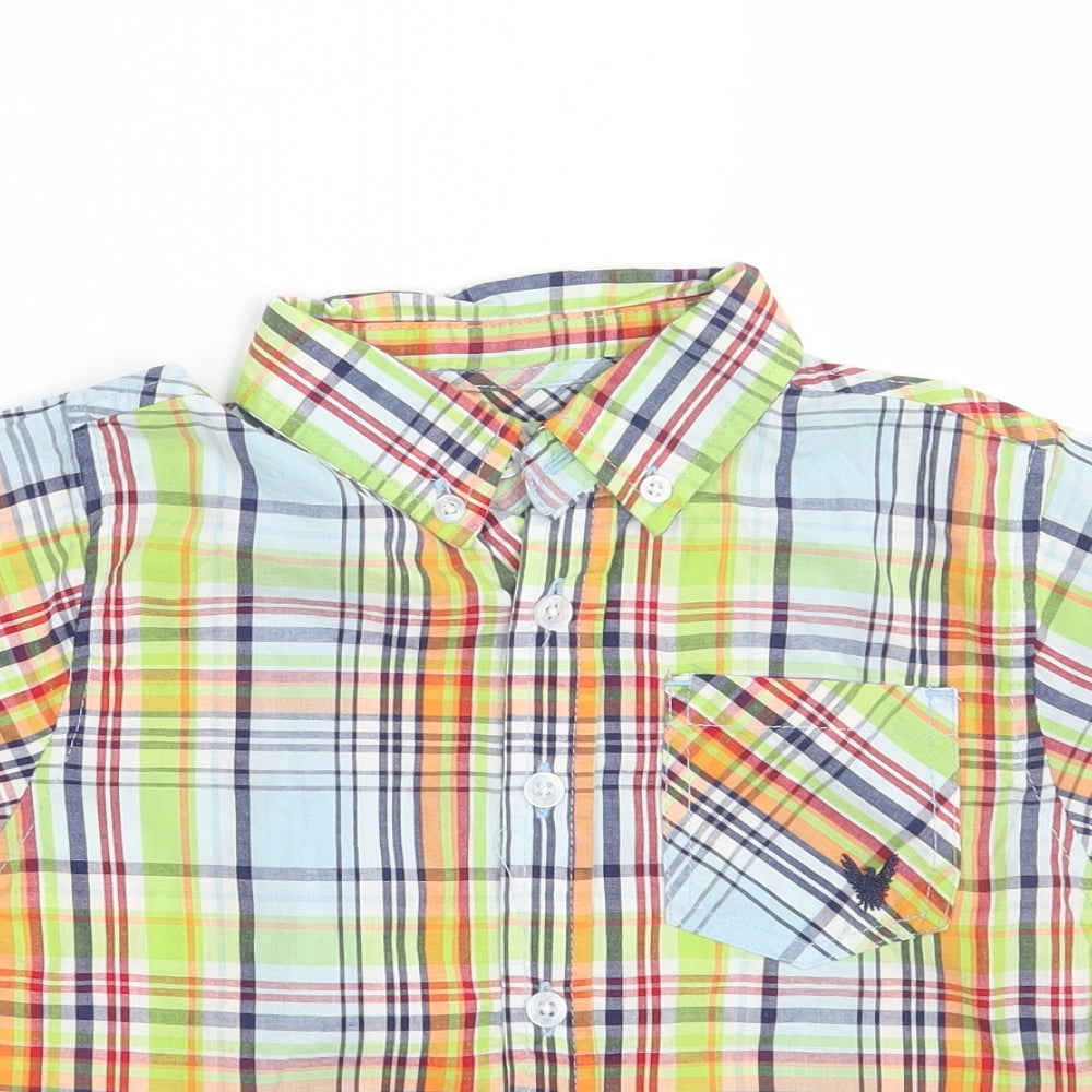 Company 81 Boys Multicoloured Check  Basic Button-Up Size 4 Years