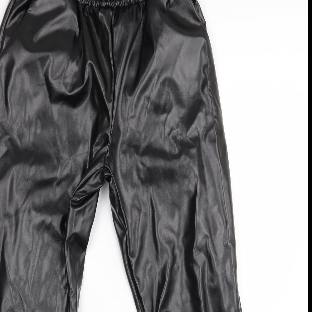 Missguided Womens Black   Trousers  Size 10 L28 in