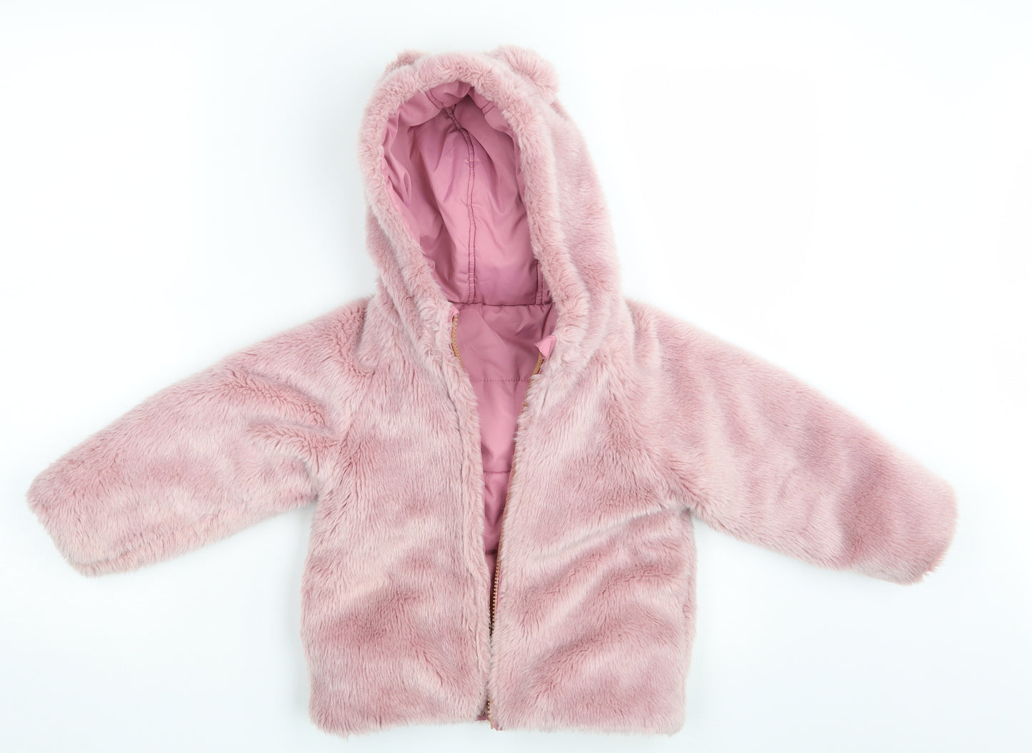 M&S Girls Pink   Jacket  Size 4-5 Years
