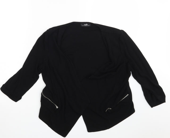 Wallis Womens Black   Jacket Blazer Size 8