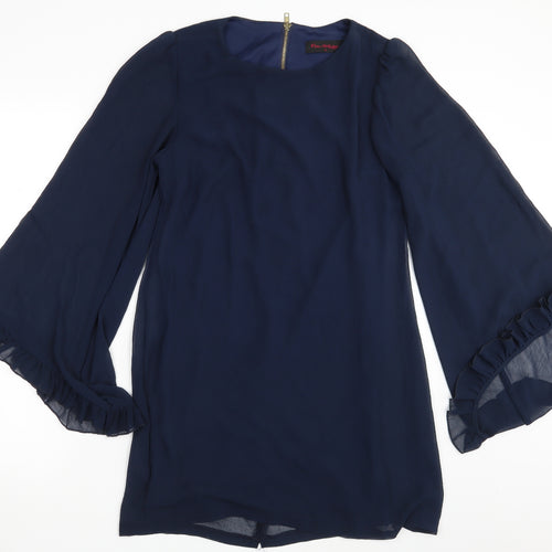 Miss Selfridge Womens Blue   A-Line  Size 10