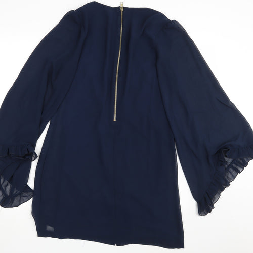 Miss Selfridge Womens Blue   A-Line  Size 10