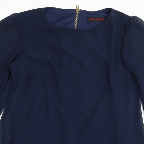 Miss Selfridge Womens Blue   A-Line  Size 10