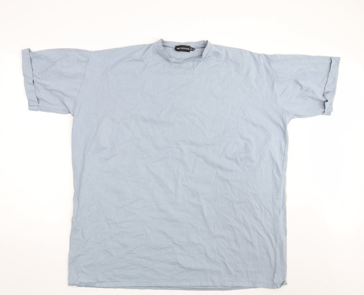 PRETTYLITTLETHING Womens Blue   Basic T-Shirt Size 10
