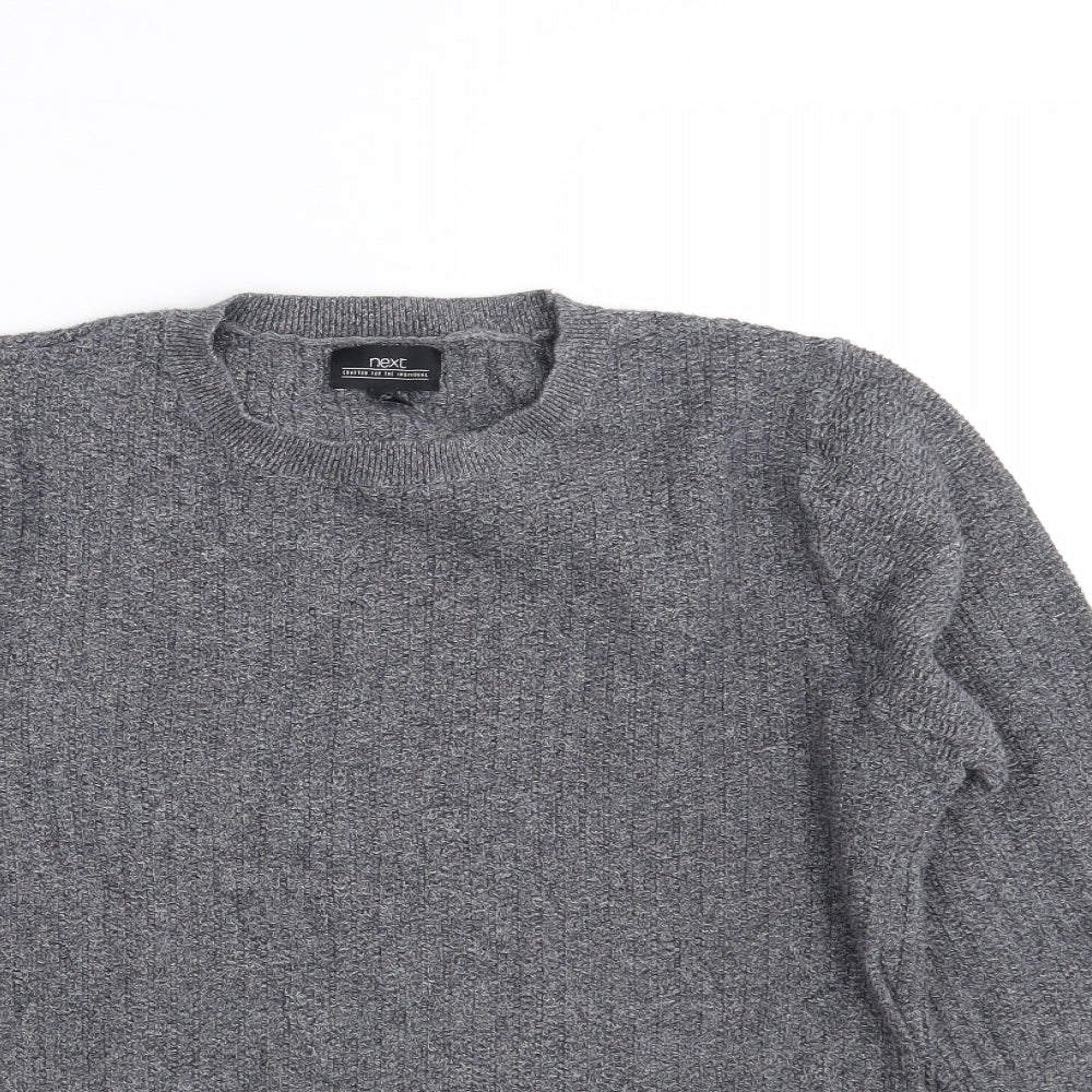 NEXT Mens Grey   Pullover Jumper Size S