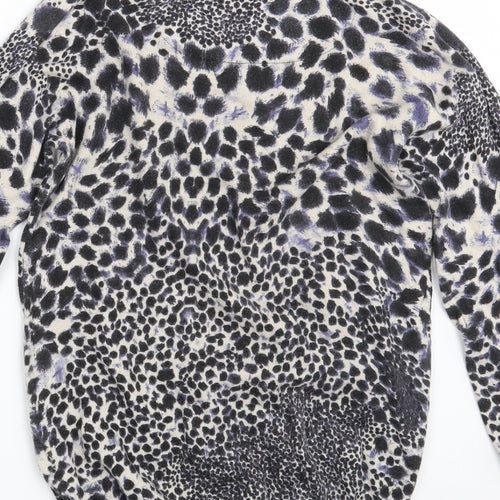 NEXT Womens Blue Animal Print  Pullover Jumper Size 8