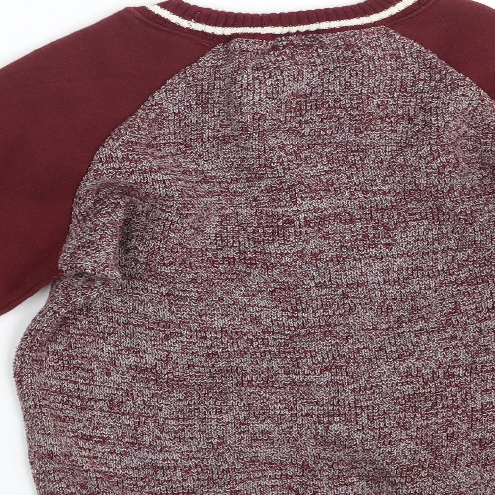 True Dudes Boys Purple   Pullover Jumper Size 6-7 Years