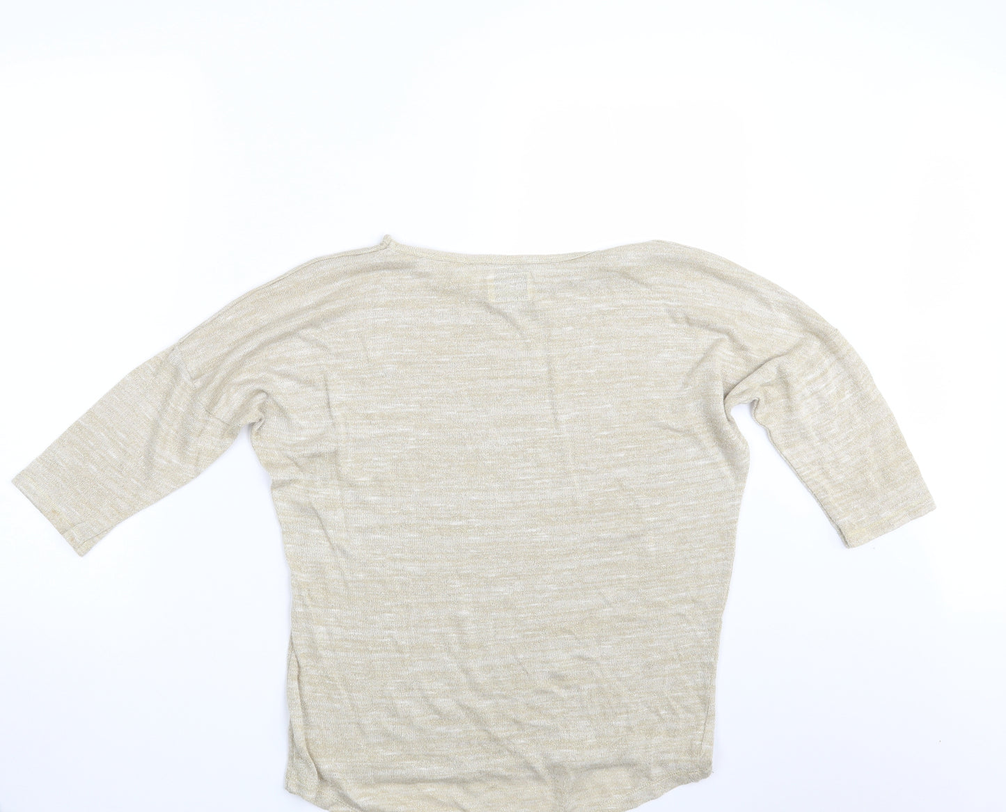 NEXT Womens Gold   Pullover Sweatshirt Size 10