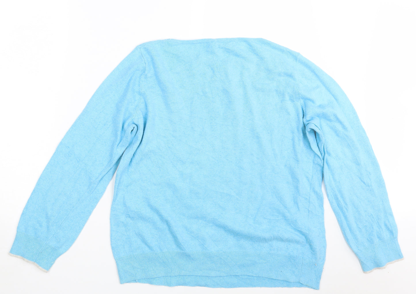 Mint Velvet Womens Blue   Pullover Jumper Size 18