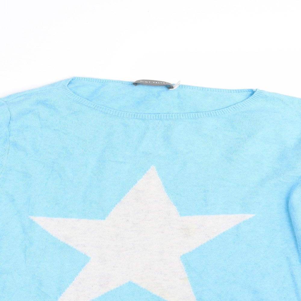 Mint Velvet Womens Blue   Pullover Jumper Size 18