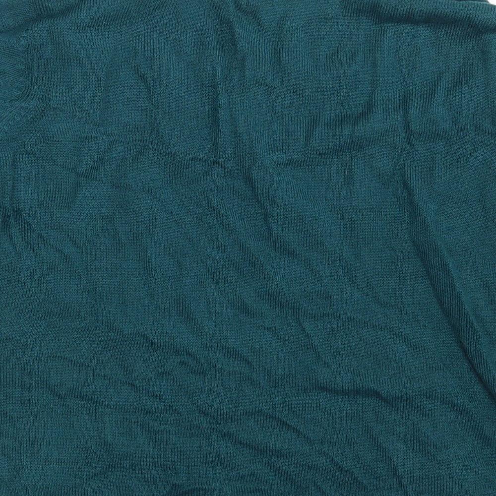 Honor Millburn  Womens Green Floral  Pullover Jumper Size 10