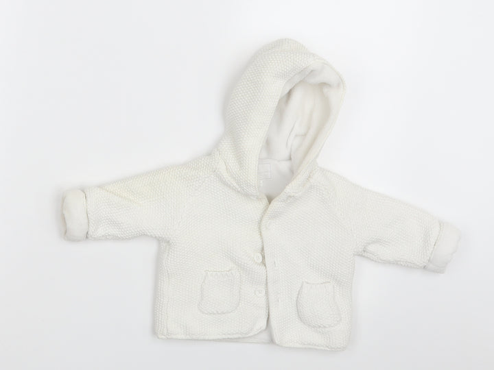 NEXT Baby White   Jacket  Size 3-6 Months