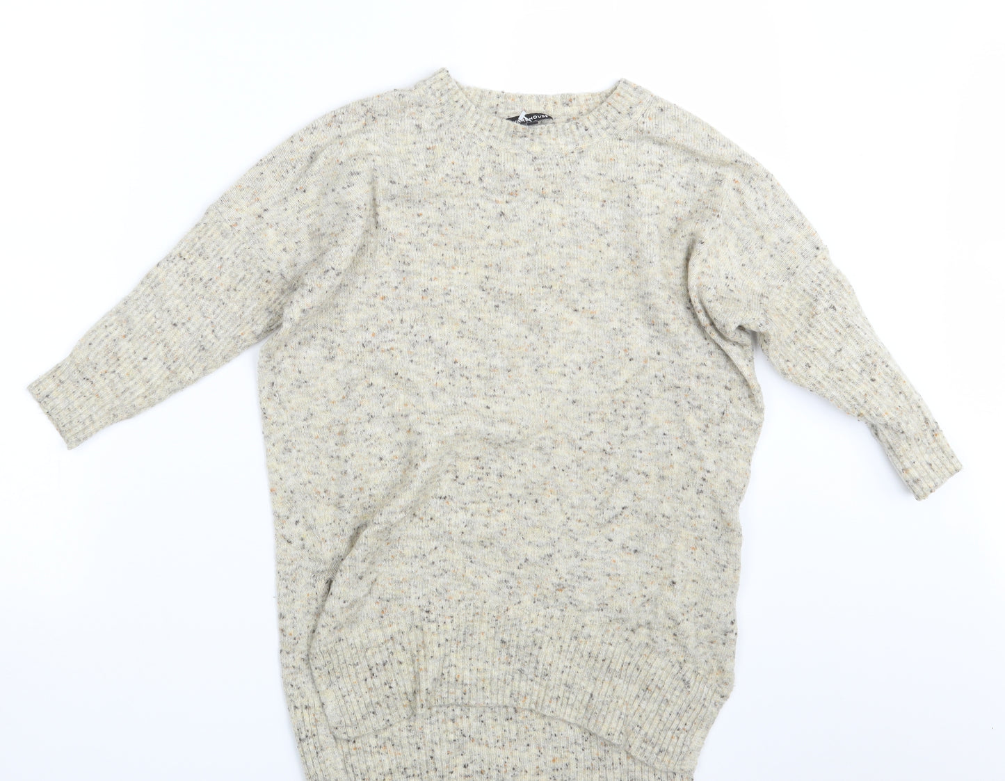 Warehouse Womens Beige   Pullover Jumper Size 6