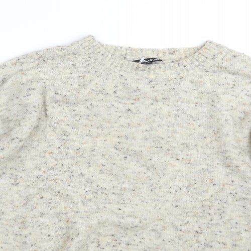 Warehouse Womens Beige   Pullover Jumper Size 6