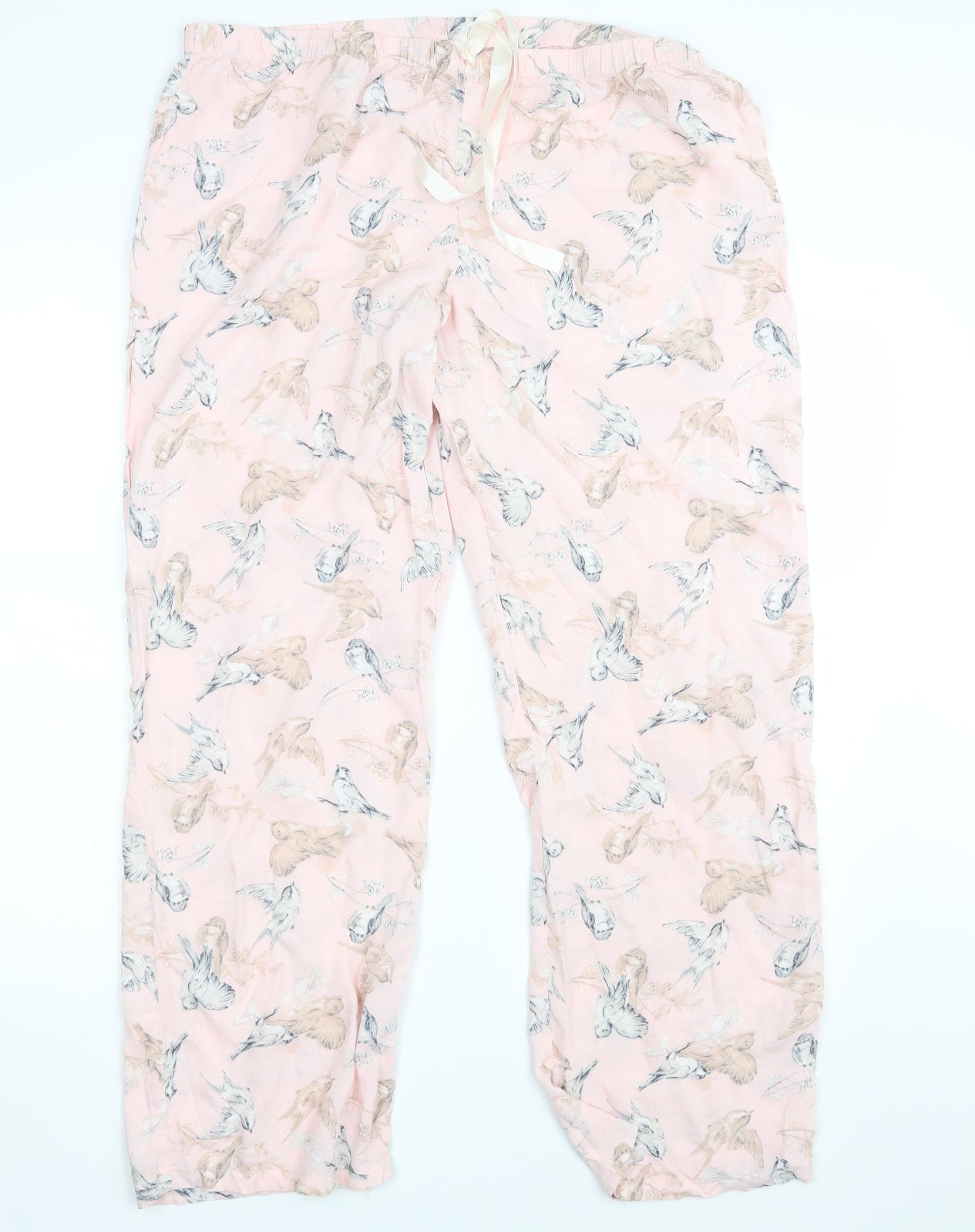 George Womens Pink Animal Print  Bloomer Trousers Size 16 L29 in