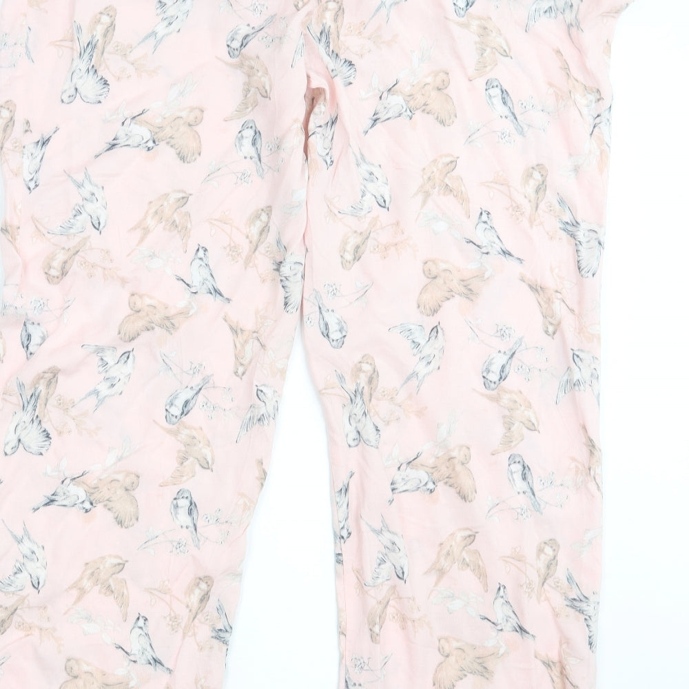 George Womens Pink Animal Print  Bloomer Trousers Size 16 L29 in