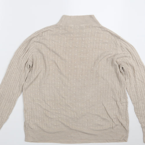 Classic Womens Beige   Pullover Jumper One Size