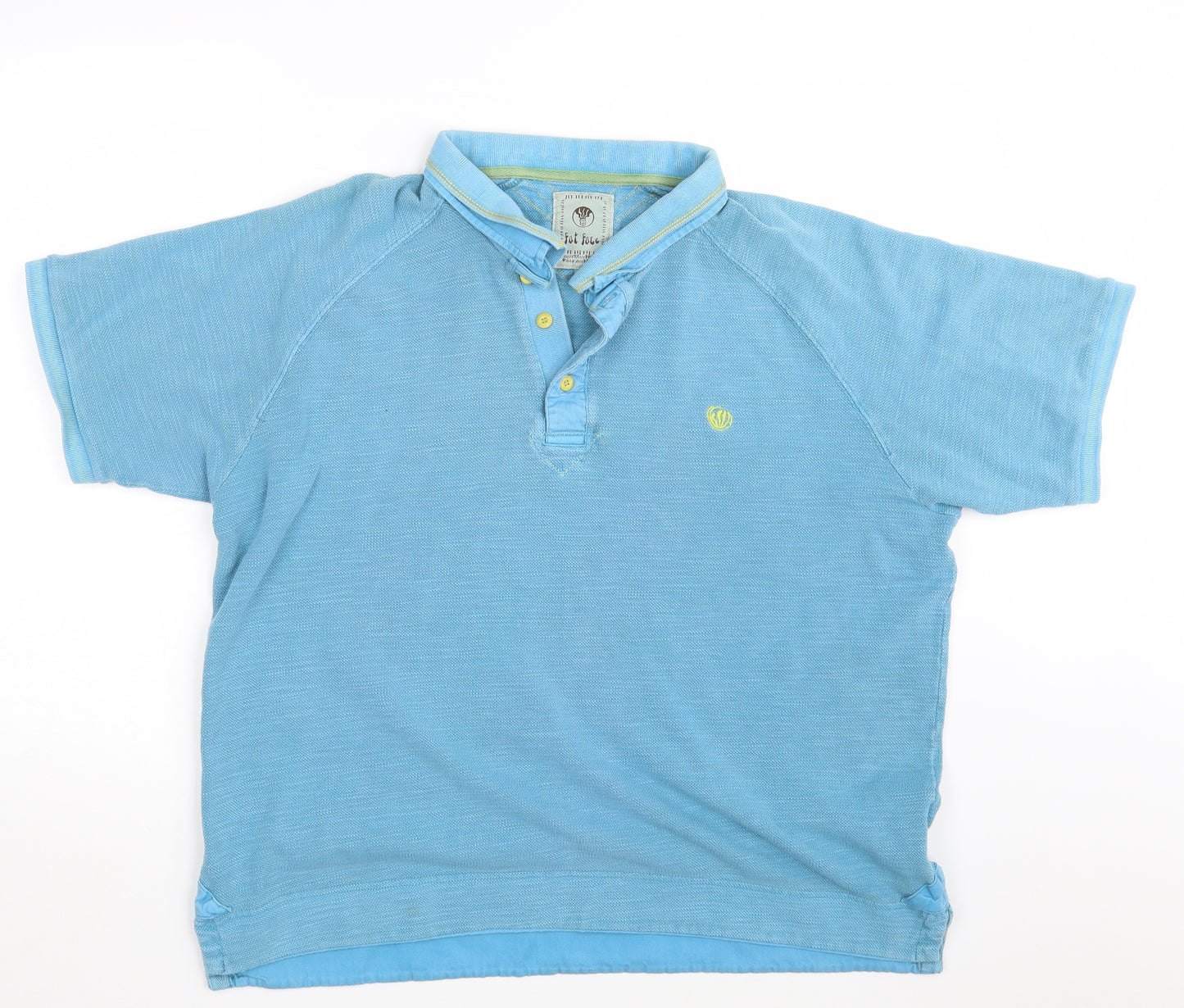 Fat Face Mens Blue    Polo Size L