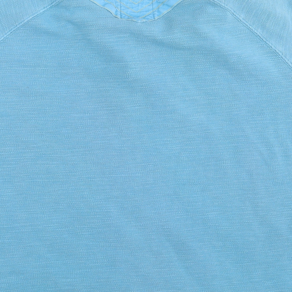 Fat Face Mens Blue    Polo Size L