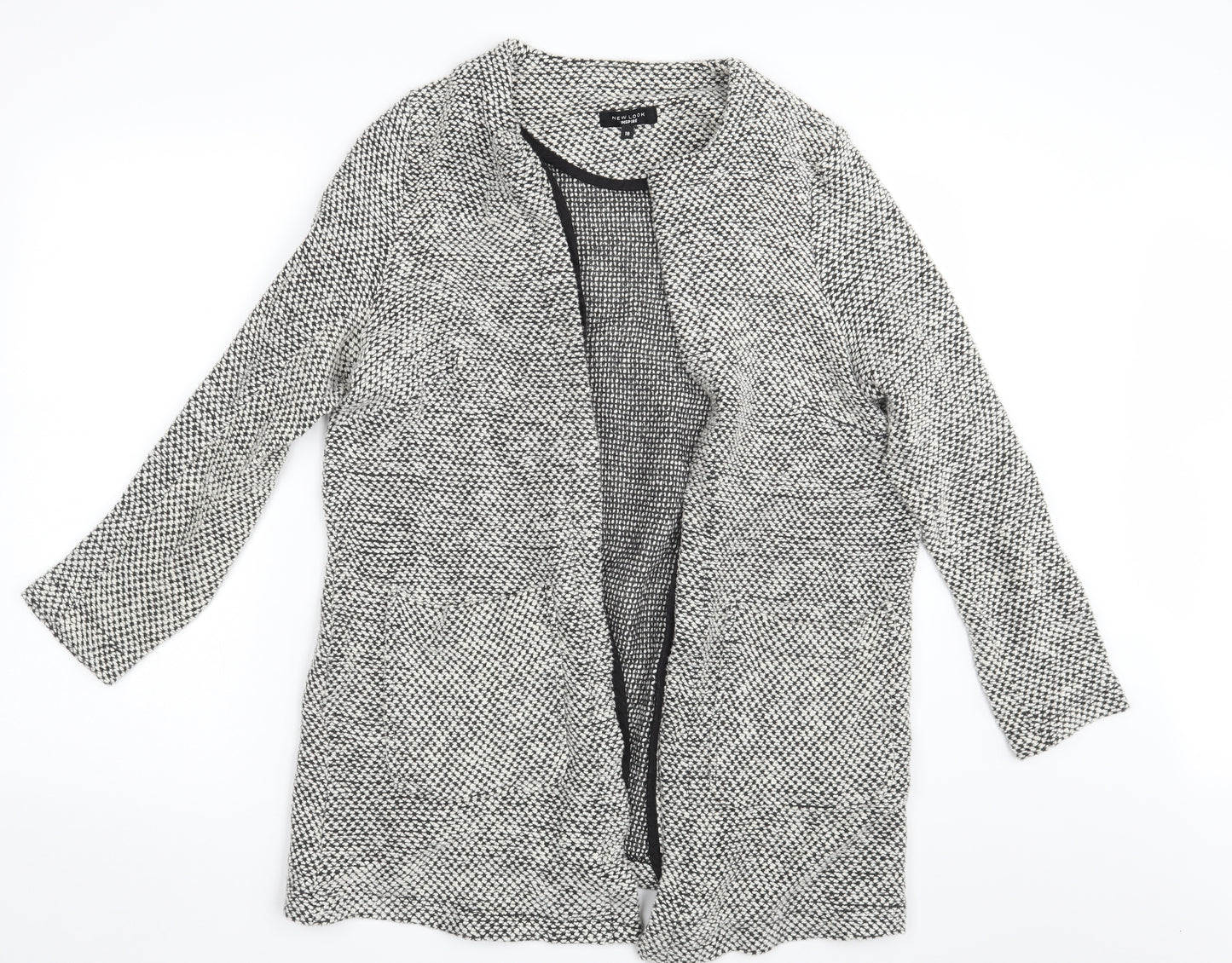 New Look Womens Grey   Wrap Jumper Size 18