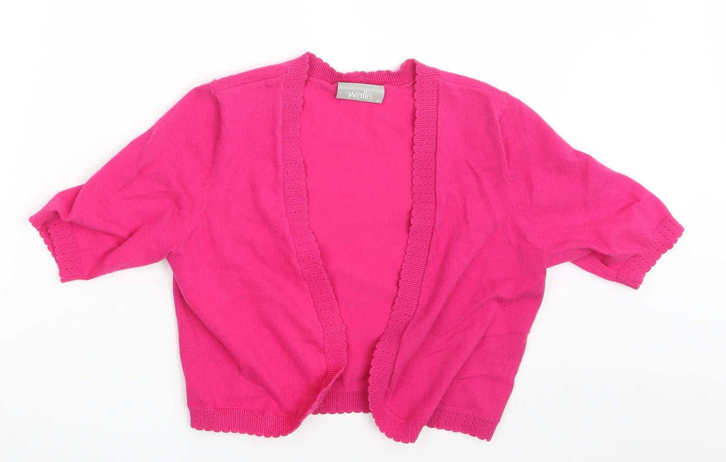 Wallis Womens Pink  Knit Shrug Jumper Size S