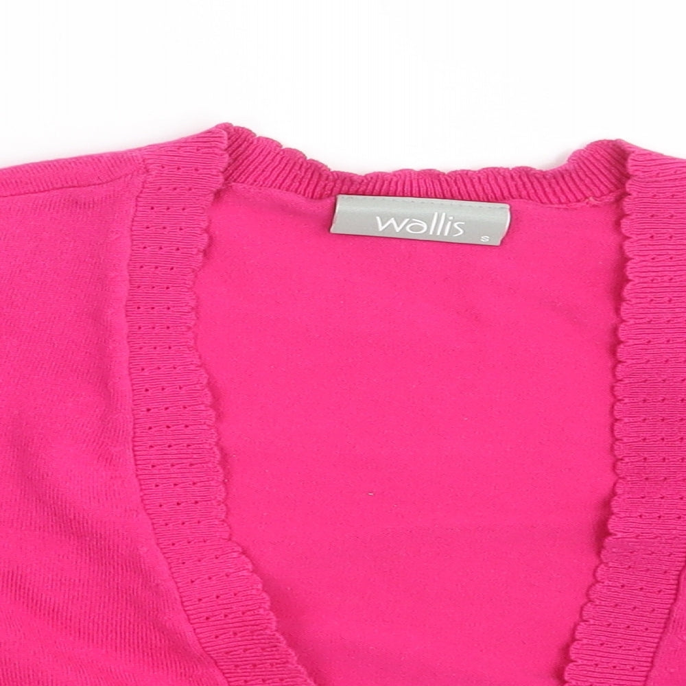 Wallis Womens Pink  Knit Shrug Jumper Size S