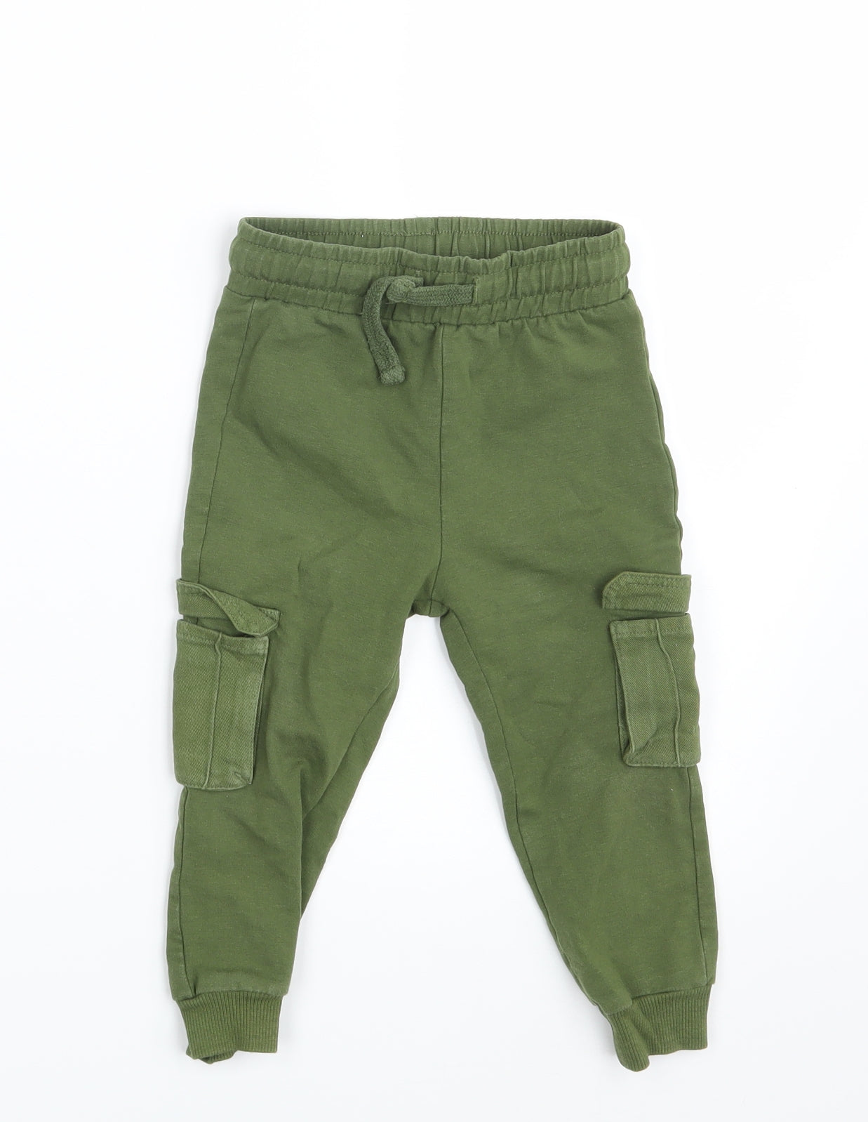 So Cute Baby Green   Jogger Leggings Size 12-18 Months  - Waist 18in; Inside  leg 12in