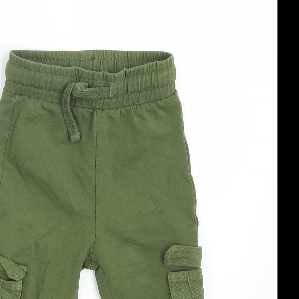 So Cute Baby Green   Jogger Leggings Size 12-18 Months  - Waist 18in; Inside  leg 12in