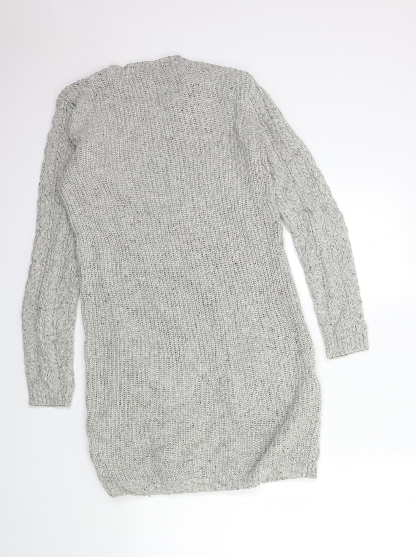 Primark Womens Grey  Knit Pullover Jumper Size 12
