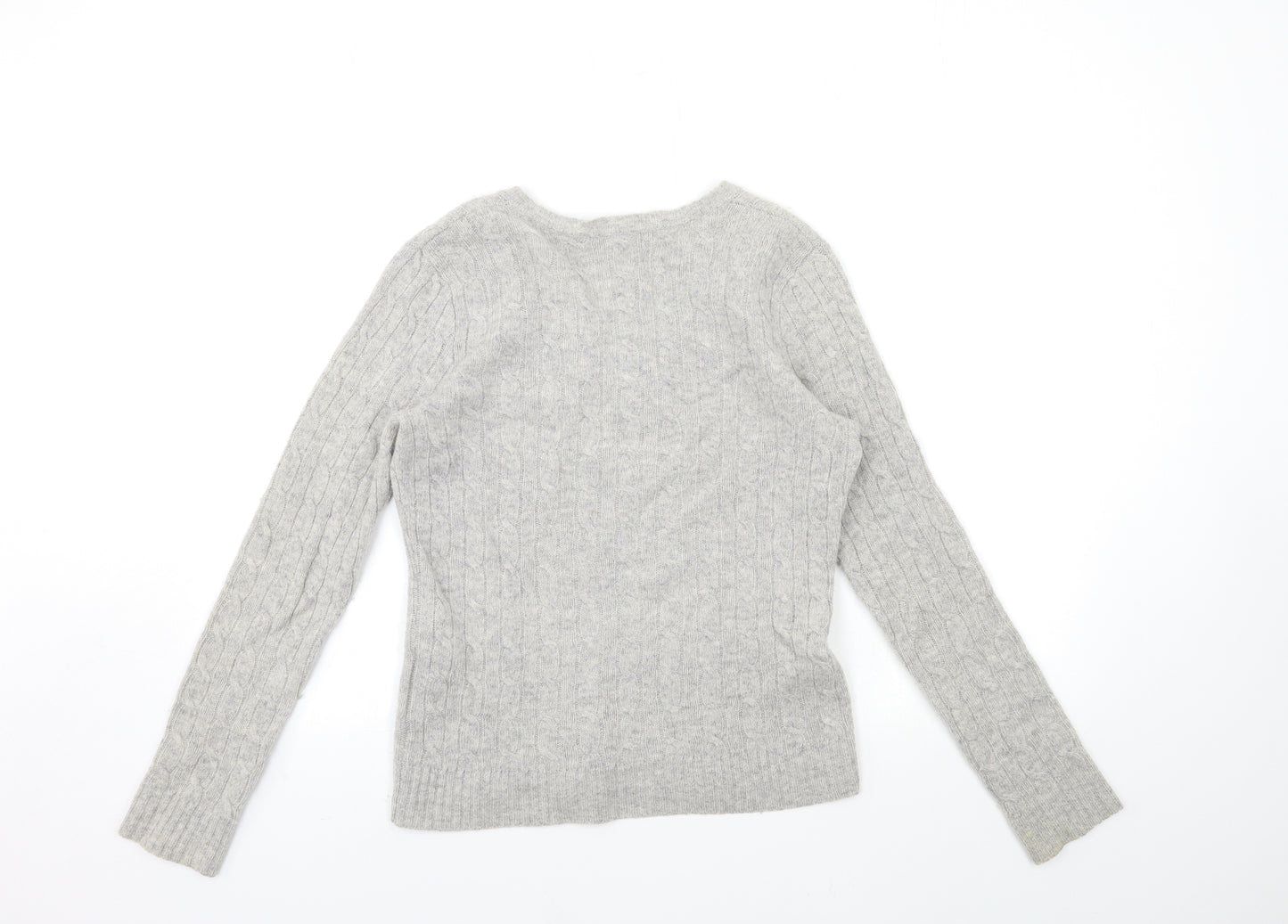 Ralph Lauren Womens Grey  Knit Pullover Jumper Size M