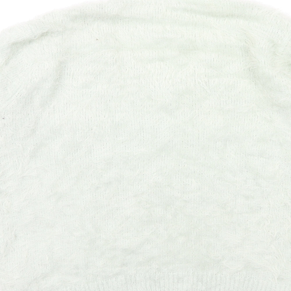 Peacocks Womens Blue  Knit Pullover Jumper Size L