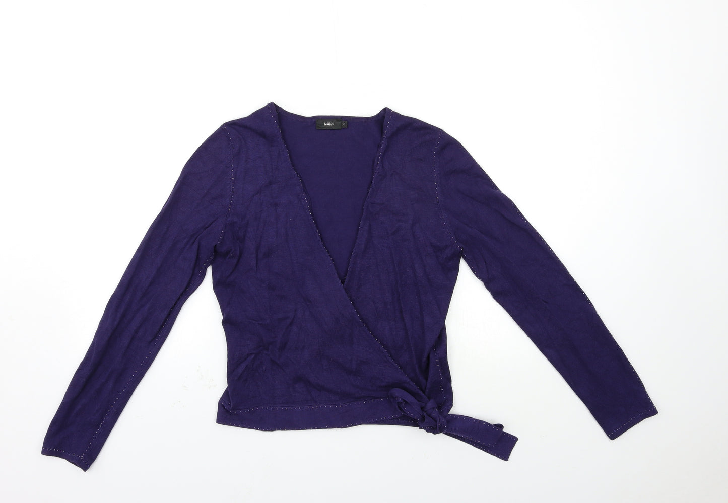 inwear Womens Blue  Knit Cardigan Jumper Size M