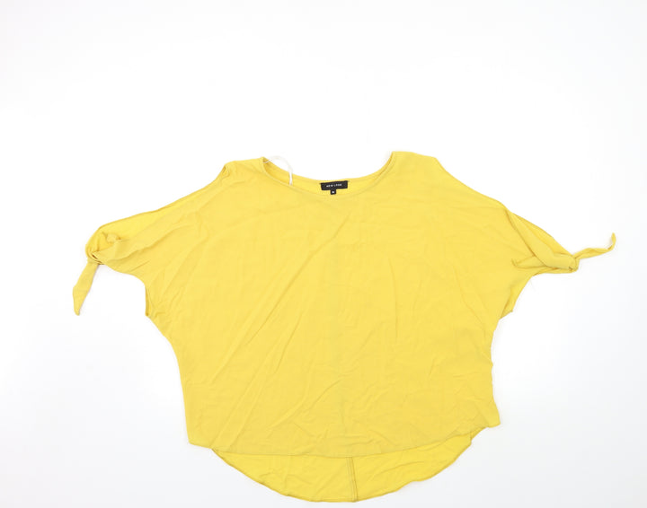 New Look Womens Yellow Basic Blouse Size 10
