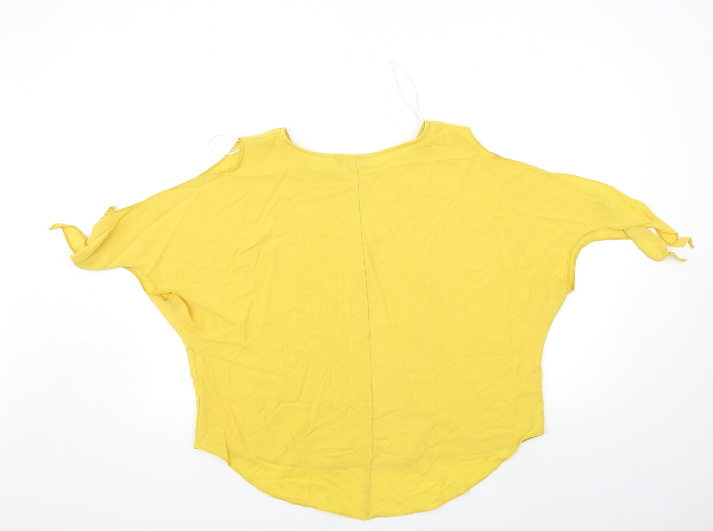 New Look Womens Yellow   Basic Blouse Size 10