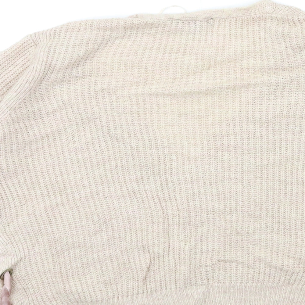 Primark Womens Pink  Knit Cardigan Jumper Size 18