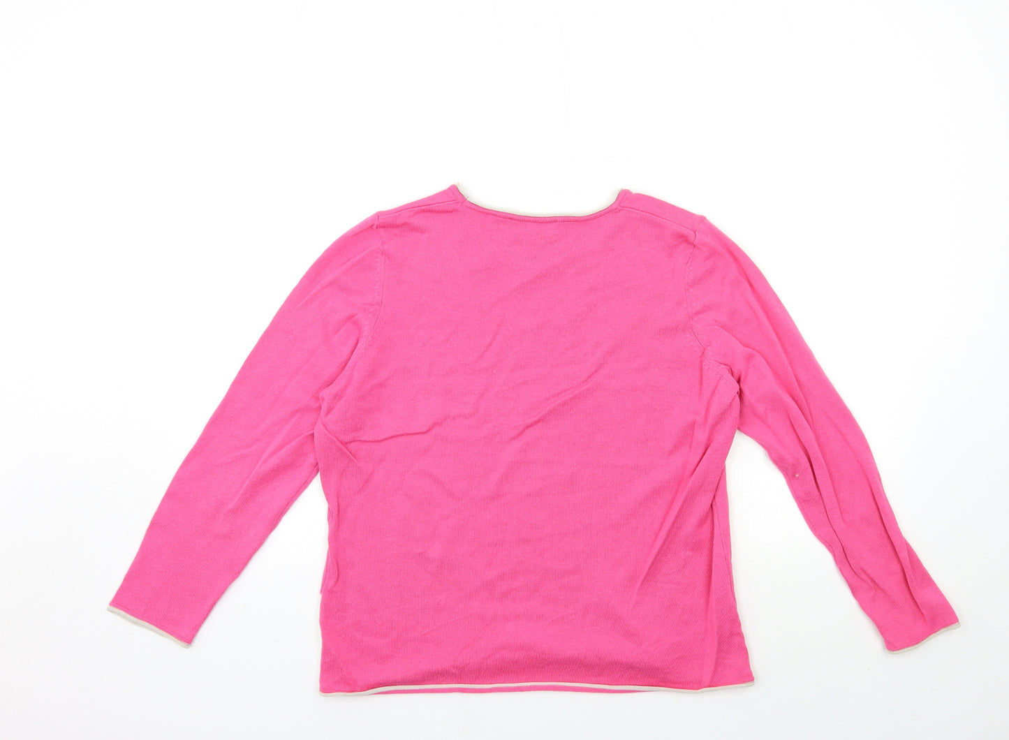 GolleHaug Womens Pink  Knit Pullover Jumper Size 12