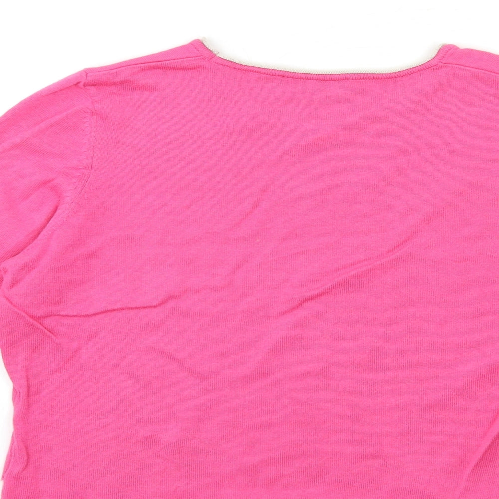 GolleHaug Womens Pink  Knit Pullover Jumper Size 12