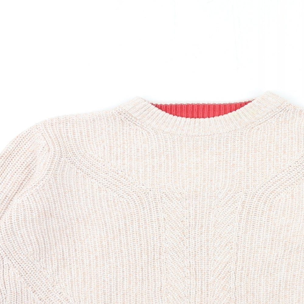 Marks and Spencer Womens Pink  Knit Pullover Jumper Size S