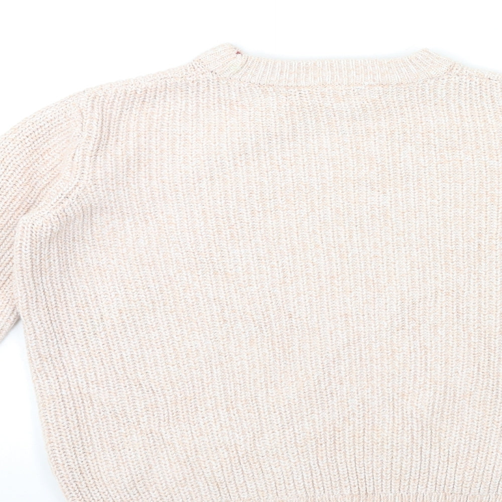 Marks and Spencer Womens Pink  Knit Pullover Jumper Size S