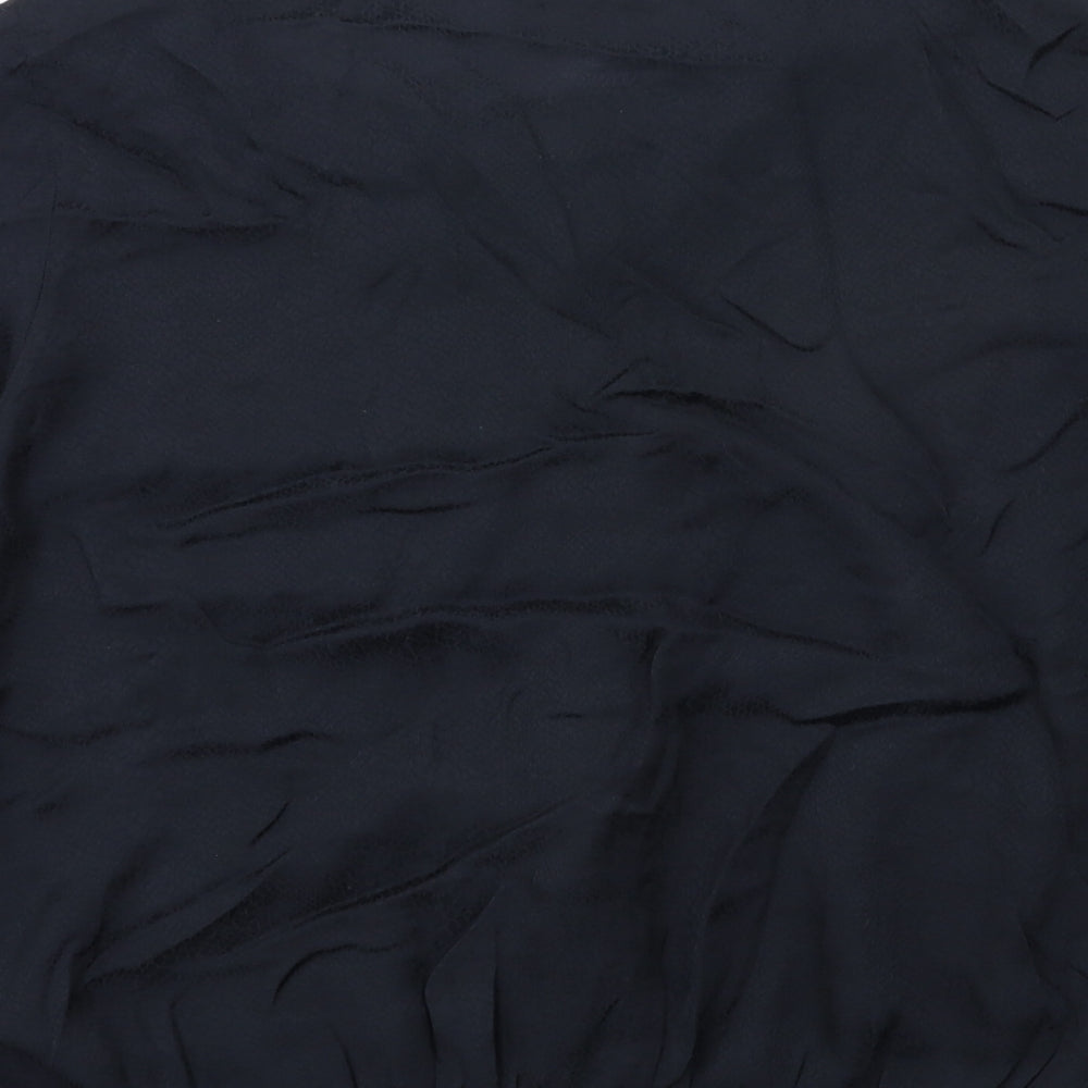 NEXT Womens Black   Basic Blouse Size 18  - Frill