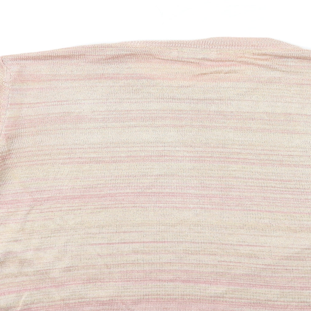 Marks and Spencer Womens Pink  Knit Pullover Jumper Size 10  - Bell sleeve