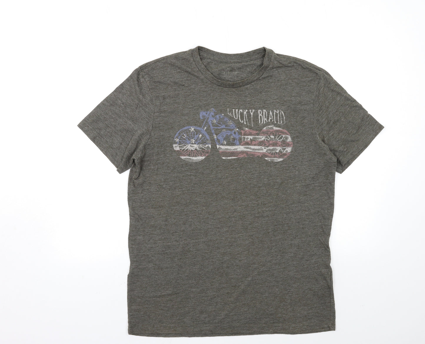 Lucky Brand Mens Green    T-Shirt Size M