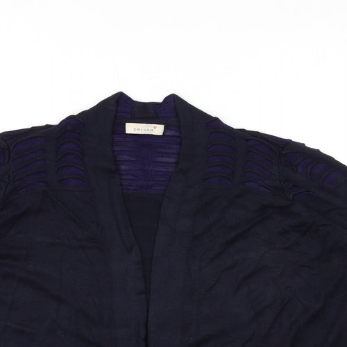 Per Una Womens Blue  Knit Cardigan Jumper Size 16